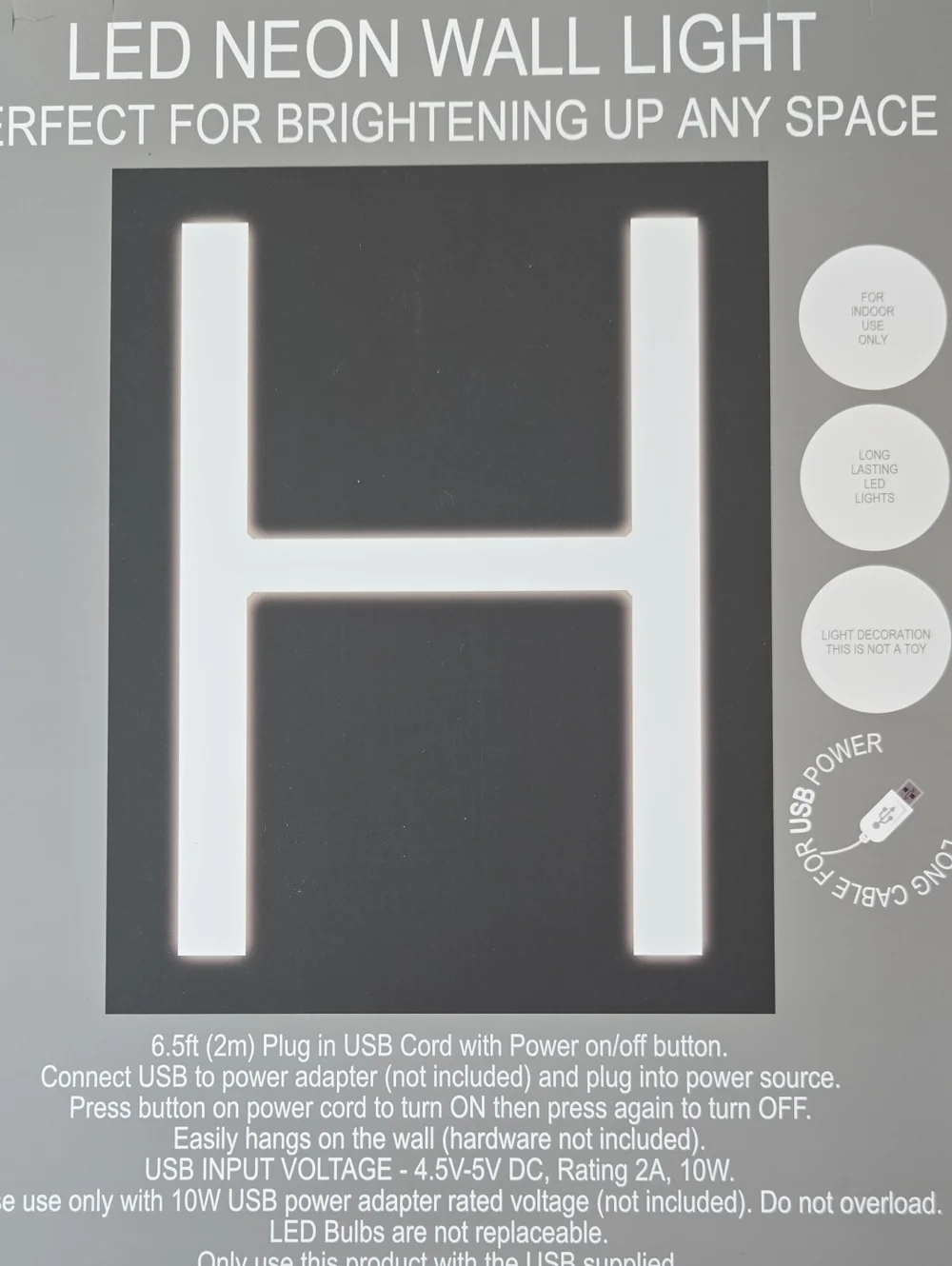 LED Neon Wall Light 